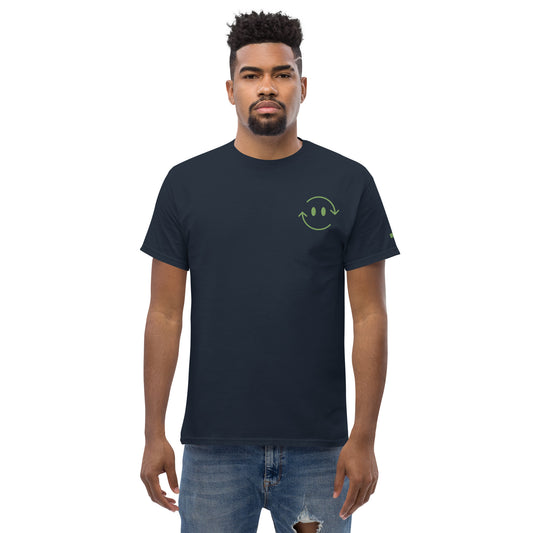 NEW-VLC - Navy w/Green - Men's classic tee