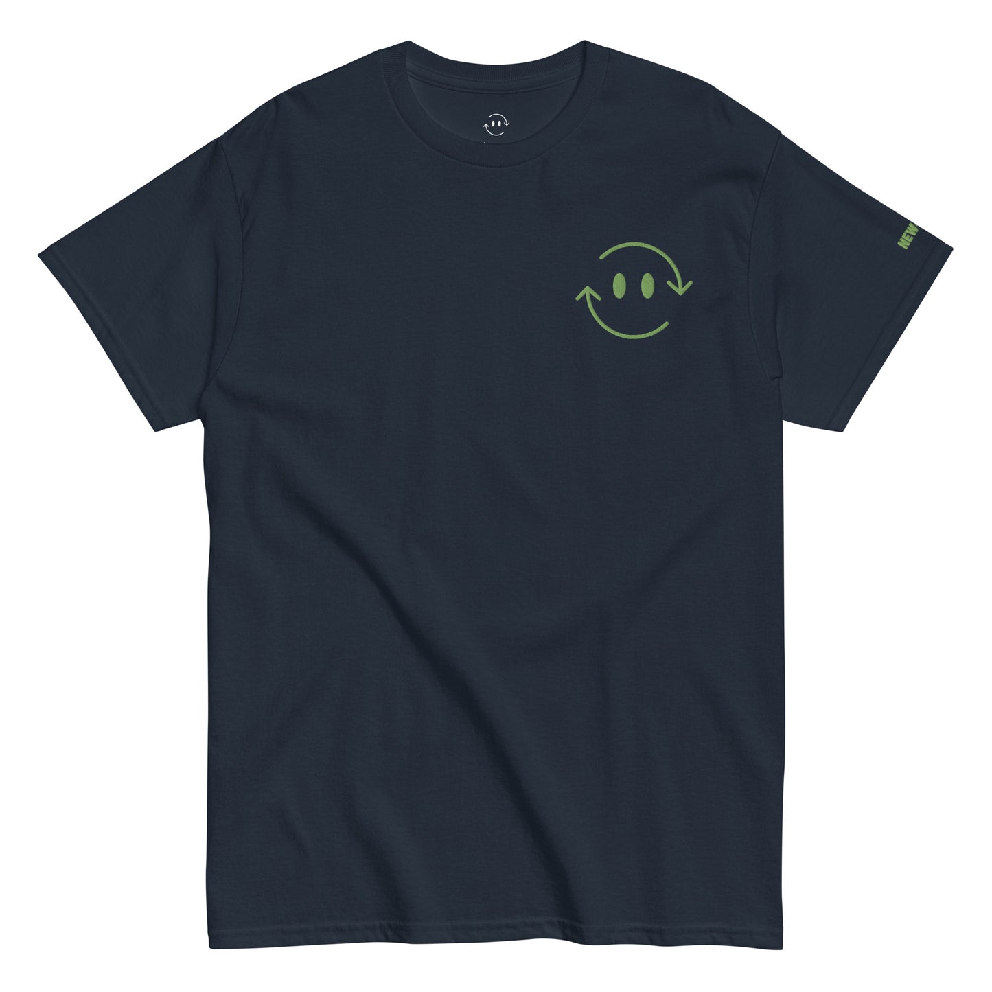 NEW-VLC - Navy w/Green - Men's classic tee