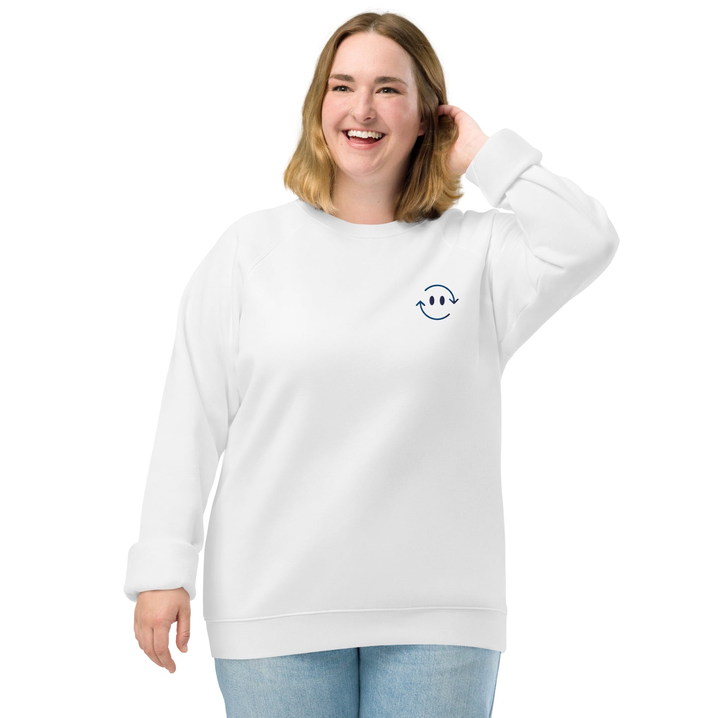 NEW-VLC - Unisex organic raglan sweatshirt