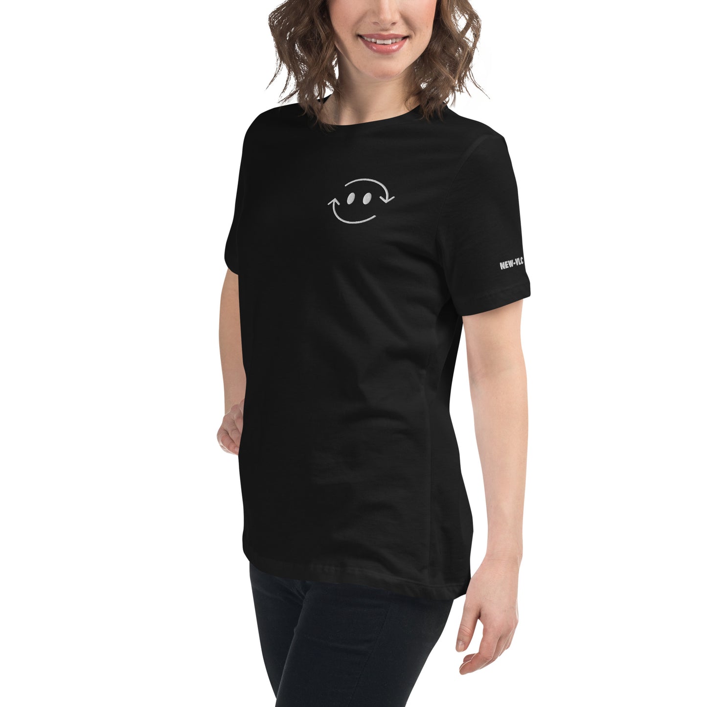 NEW-VLC Women's black t-shirt